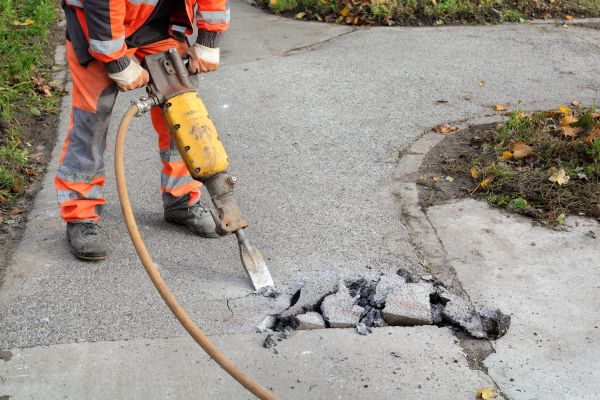 Concrete Sidewalk Removal in Glen Allen