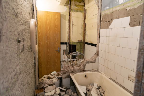 Shower Tile Demolition in Glen Allen