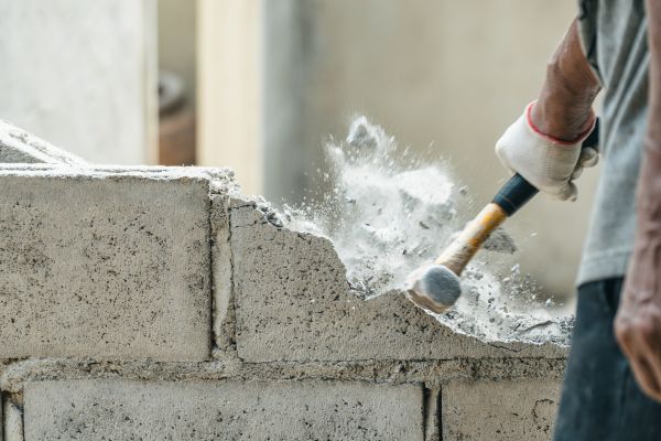 Block Wall Demolition in Glen Allen